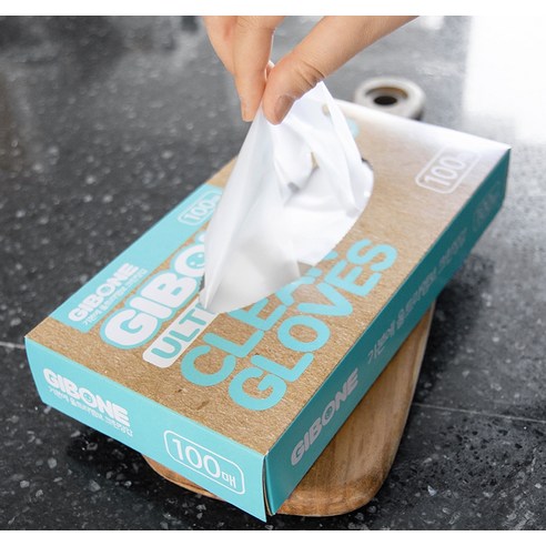 0366 Gibone Ultra Embo Clean Gloves 기본에 울트라엠보 크린장갑(100매)