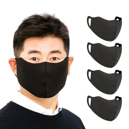 0412 Bad Block Golf Mask Large 양용은 골프마스크 대형(남성용) Black/Cream 중 택일