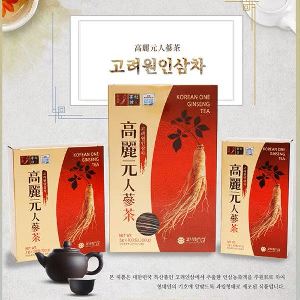 1409 Korean One Ginseng Tea 100T 고려원 인삼과립차 100개입