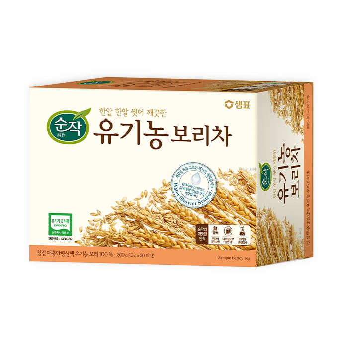 1611 Sempio Barley Tea 30T 샘표 순작 유기농 보리차 주전자용 티백 30개입