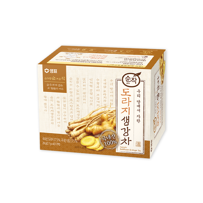 1612-1 샘표 순작 도라지생강차 티백 20T 1+1