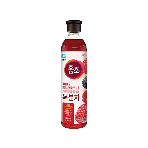 1771 Daesang Chungjungone Vinegar Drink, Rubus & Wild Grape 청정원 홍초 복분자 900ml