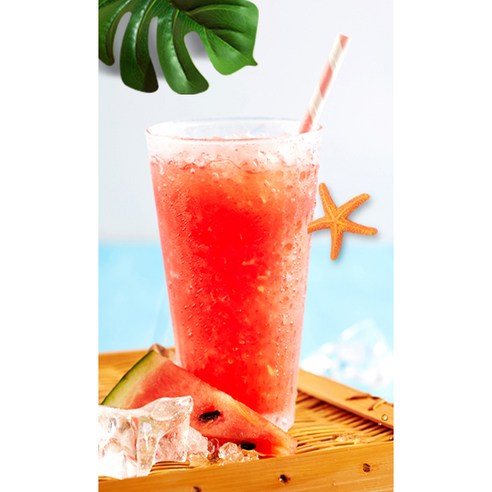 1832 Ice Talk Water Melon Ade 아이스톡 수박에이드 230ml