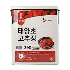 4120 CJ Freshway Gochujang, Hot Pepper Paste CJ 프레시웨이 고추장 14kg(업소용)