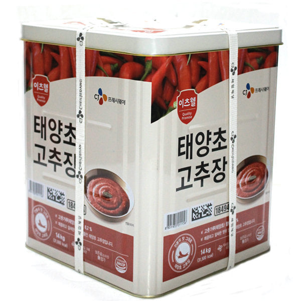 4120 CJ Freshway Gochujang, Hot Pepper Paste CJ 프레시웨이 고추장 14kg(업소용)