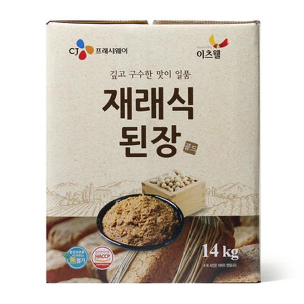 4121 CJ Freshway Doenjang, Soybean Paste CJ 프레시웨이 된장 14kg(업소용)