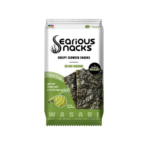 6325 Hanwool Food Searious Snacks, Wasabi 한울푸드 시리어스 와사비맛 도시락김