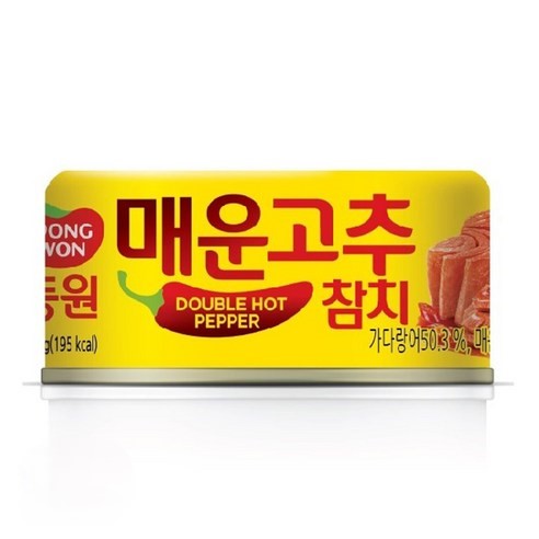 7355 Dongwon Double Hot Pepper Tuna 동원 매운고추 참치 150g