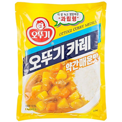 8224 Ottogi Curry Medium 오뚜기 카레 약간매운맛 1kg