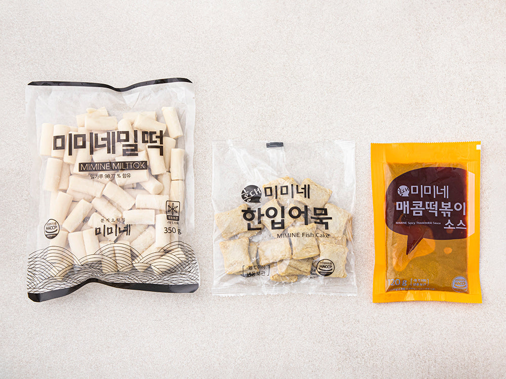 9055 Mimine Origianl Spicy Tteokbokki (for 3 People) 미미네 매콤한맛 국물떡볶이 (3인분)