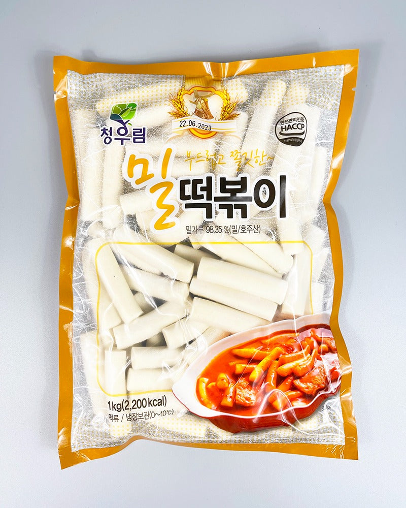 9133 Cheongwoorim Tteolbokki Rice Cake(Flour) 청우림 밀떡볶이 400g