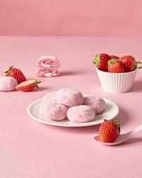 9163 Hwakwabang Bite-sized Strawberry Milk Mochi 화과방 딸기우유 찰떡 35gx2