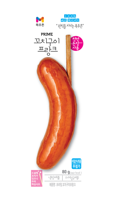 9810 Moguchon Prim Frank Sausage 목우촌 프라임 꼬치구이 프랑크