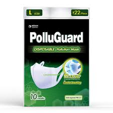 0410 Pollu Guard Mask L (성인 남성용)   1 Pack(마스크 10개입)