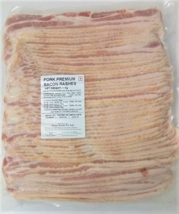 F9652 Imported Pork Bacon 1kg (냉동) 