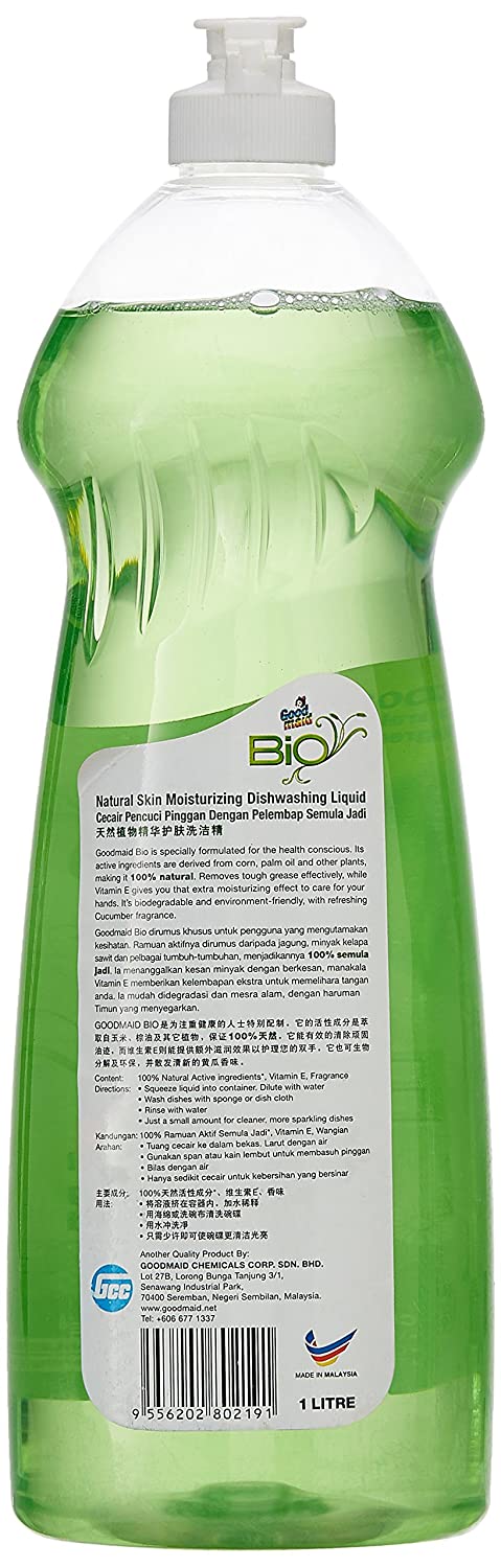 0805 Good Maid Bio Dishwash Liquid 1L/ Cucumber