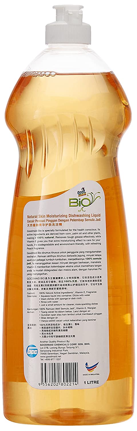 Good Maid Bio Dishwash Liquid 1L/ Peach