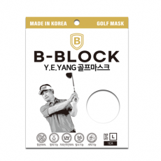 0412 Bad-Block 양용은 Golf Mask-Large (주문시 Black / Cream  / Mint Blue중 선택하시어 비고란에 색상 기재 요망)