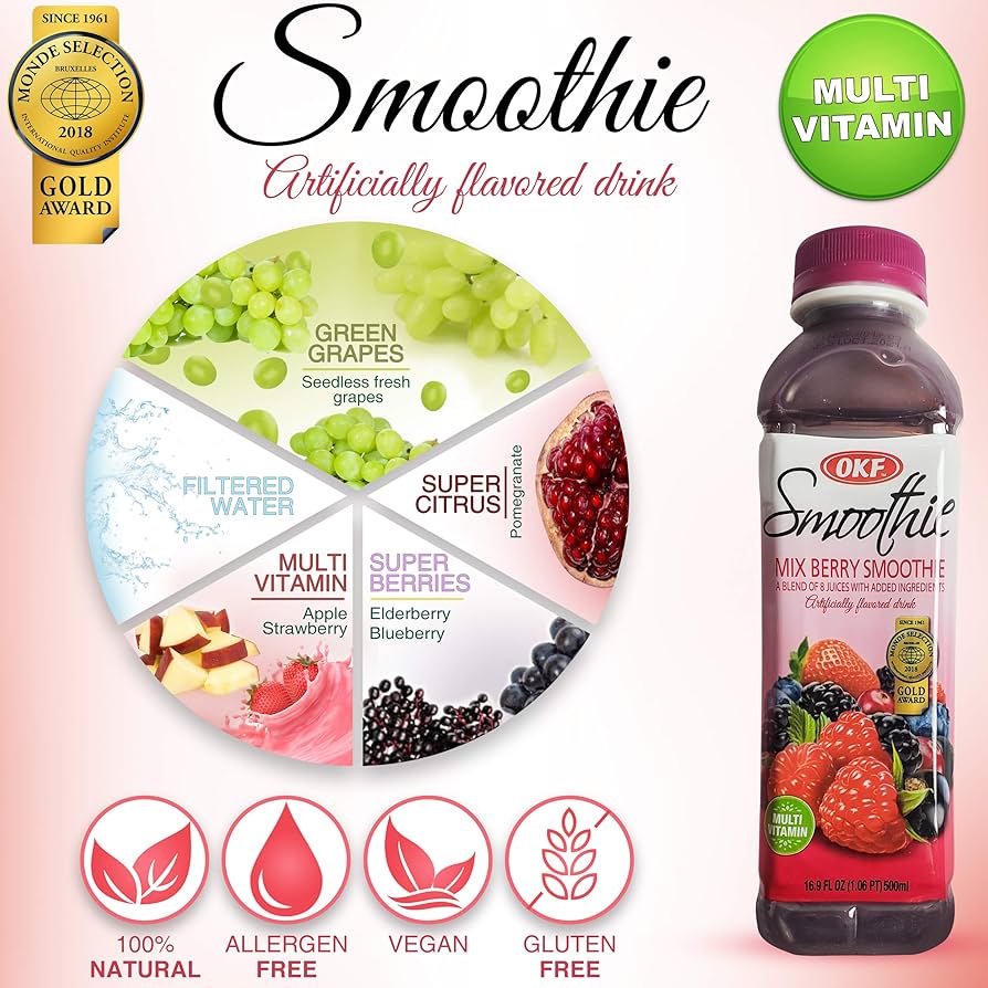 1459 OKF Mixberry Smoothie OKF 스무디 믹스베리 350ml