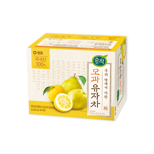 1613-1 샘표 순작 모과유자차 티백 20T 1+1