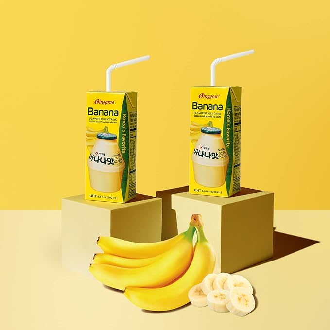 1723 Binggrae Banana Flavored Milk 빙그레 바나나맛우유 200ml