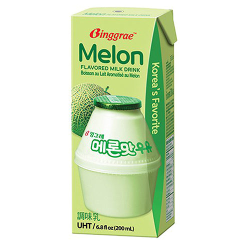 1727 Binggrae Melon Flavored Milk 빙그레 메론맛우유 200ml
