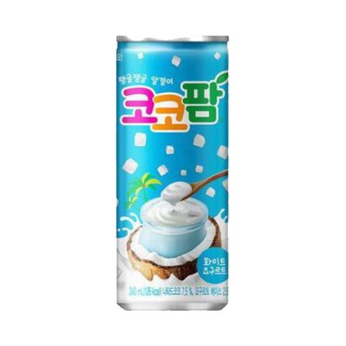 1804 Haitai CoCo Palm White Yogurt 해태htb 코코팜 화이트 요구르트 240ml