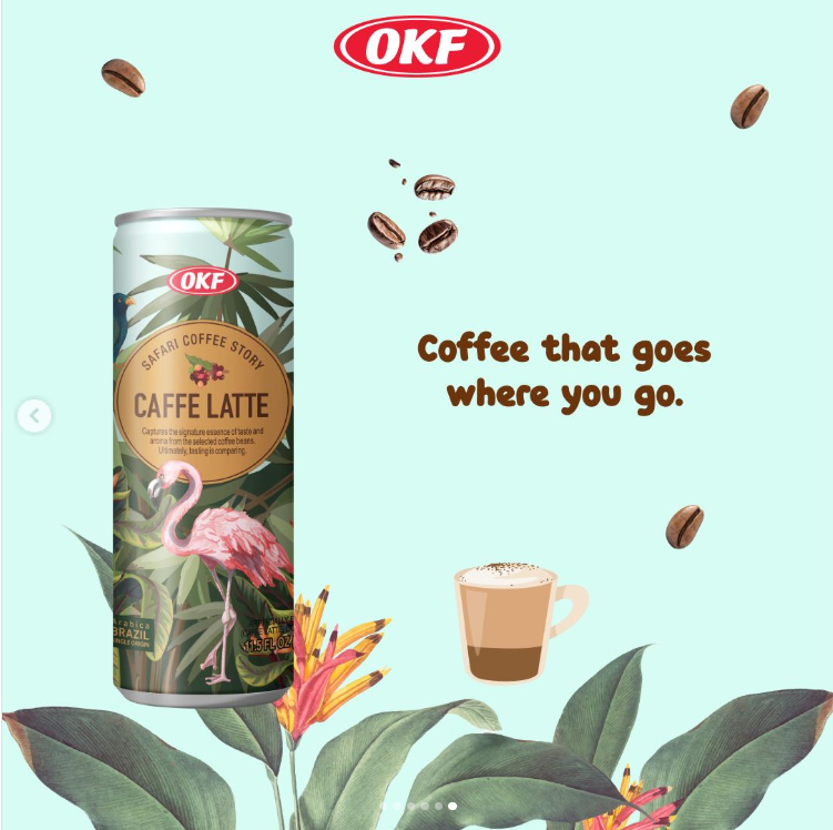 1446 OKF Cafe Latte OKF 까페라떼 340ml