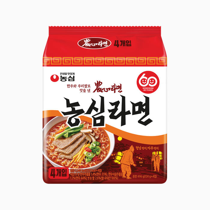 2109 Nongshim Nongshim Ramyun Multi 농심라면 멀티팩, 4개입