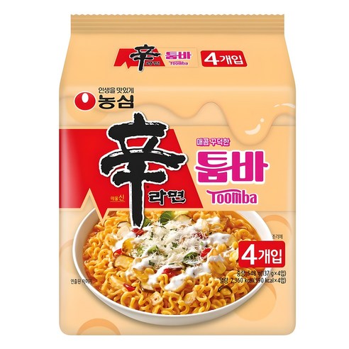 Shin Ramyun Multipack 2115 Nongshim Shin Ramyun Toomba Multi Pack 농심 신라면툼바 멀티팩 4개입 ...