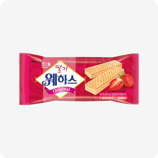 3225 Haitai Waffer Strawberry 해태 딸기웨하스 50g