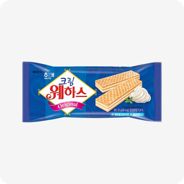 3226 Haitai Waffer Cream 해태 크림웨하스 50g