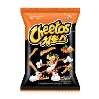 [+1] 3309-1 Lotte Cheetos, Sweet&Spicy 롯데 치토스 매콤달콤한맛 82g