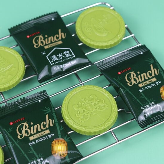 3317 Lotte Binch Premier Matcha Cookie 롯데 빈츠 프리미어 말차 102g