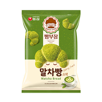 3247 Nongshim Bbangbujang Malcha Bread 농심 빵부장 말차빵 55g