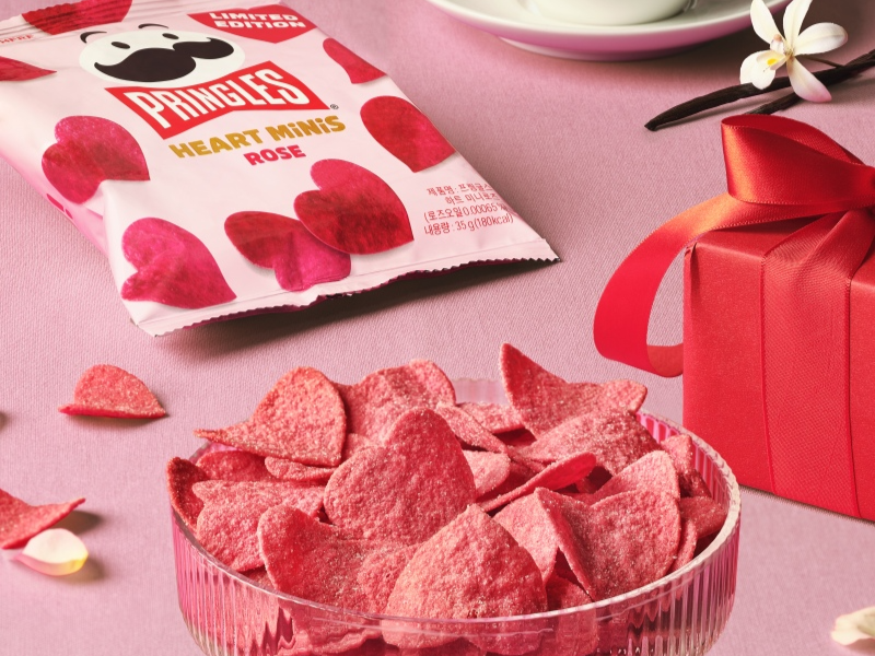 3441 Pringles Heart Minis Rose 프링글스 하트 미니로즈 35g