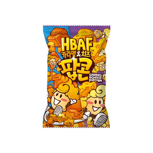 3954 HBAF Caramel & Cheese Popcorn 바프 카라멜&치즈 팝콘 80g