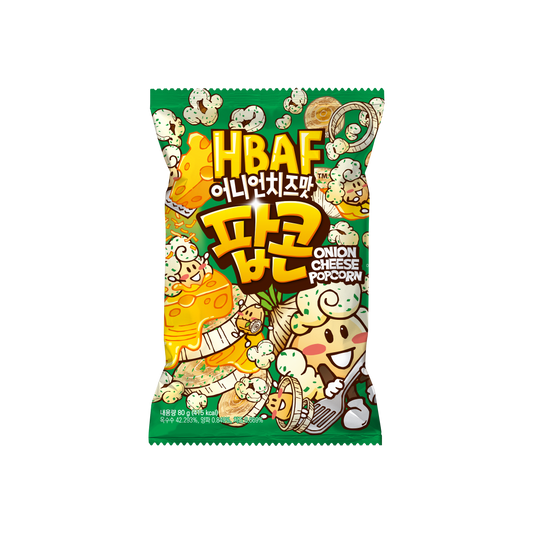 3955 HBAF Onion Cheese Popcorn 바프 어니언치즈맛 팝콘 80g