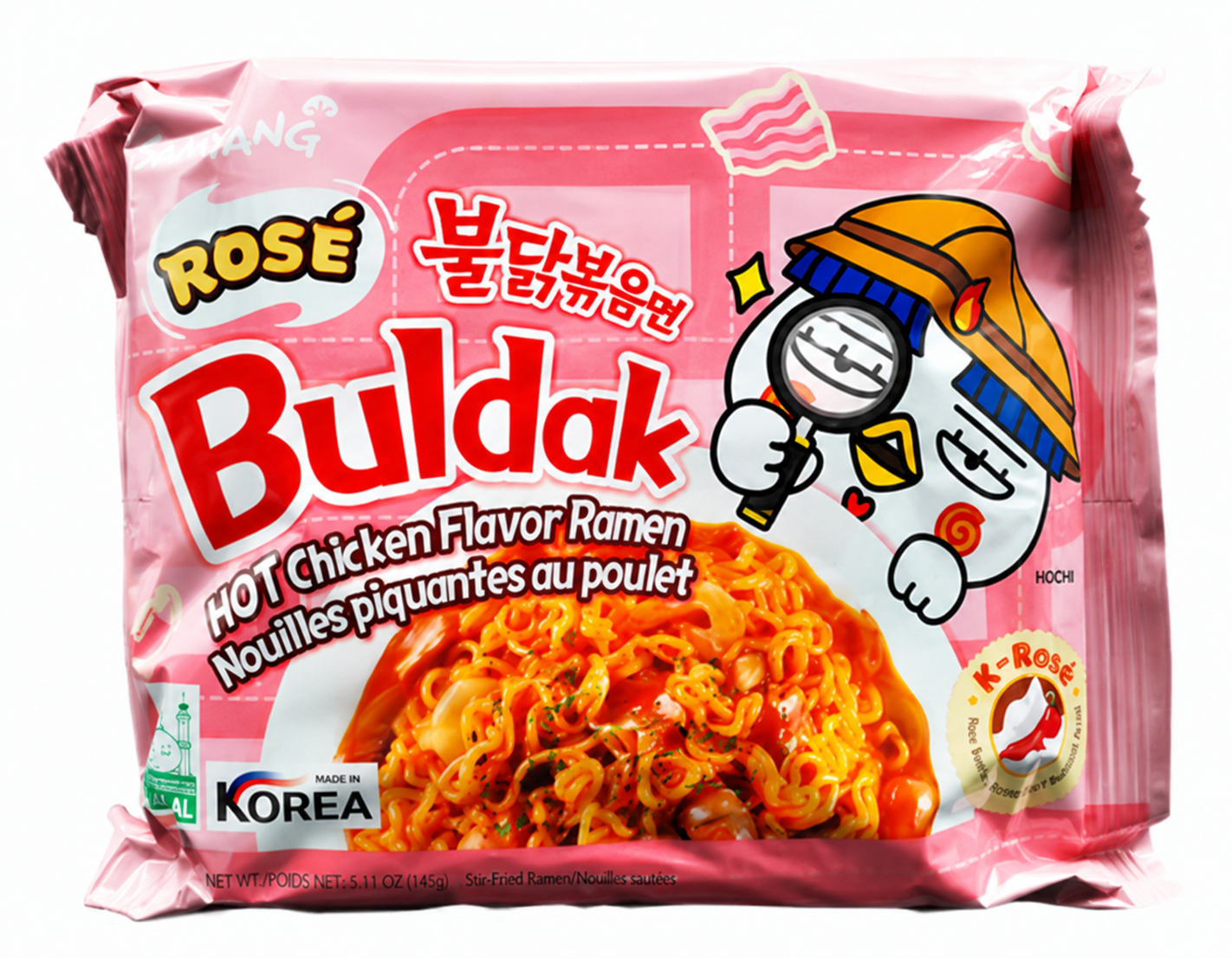 2145 Samyang Hot Chicken Ramyun Rose 140g 삼양 불닭 로즈 140g