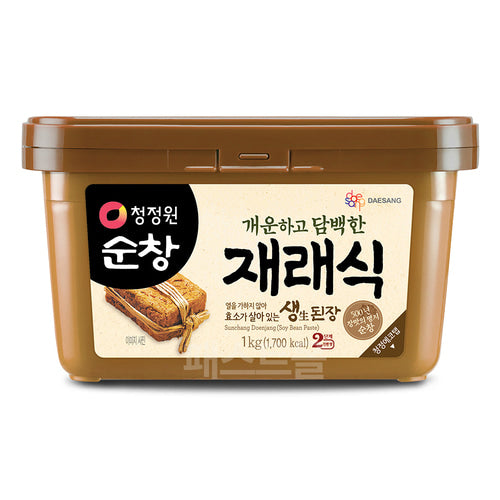 4125 Daesang Soy Bean Paste 1kg 대상 재래식 生된장 1kg