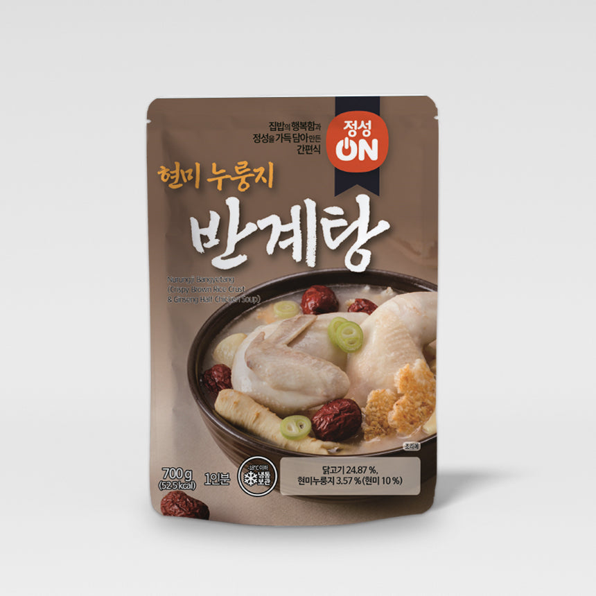 9015 Chowon Nurungji Half Samgyetang 정성온 누룽지 반계탕(냉동) 700g
