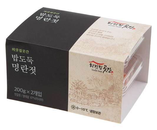 9061 Korean Salted Pollack Roe 외갓집곳간 명란젓(냉동) 200gx2