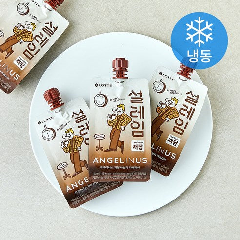 9210 Lotte Snow Ice Angelinus Vanilla Cafe Latte 롯데 설레임 엔젤리너스 저당 바닐라 카페라떼