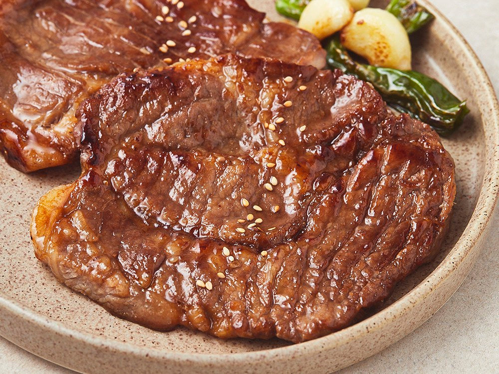 9322 Marined Pork Shoulder 갈비아저씨 양념목살 108(냉동) 300g