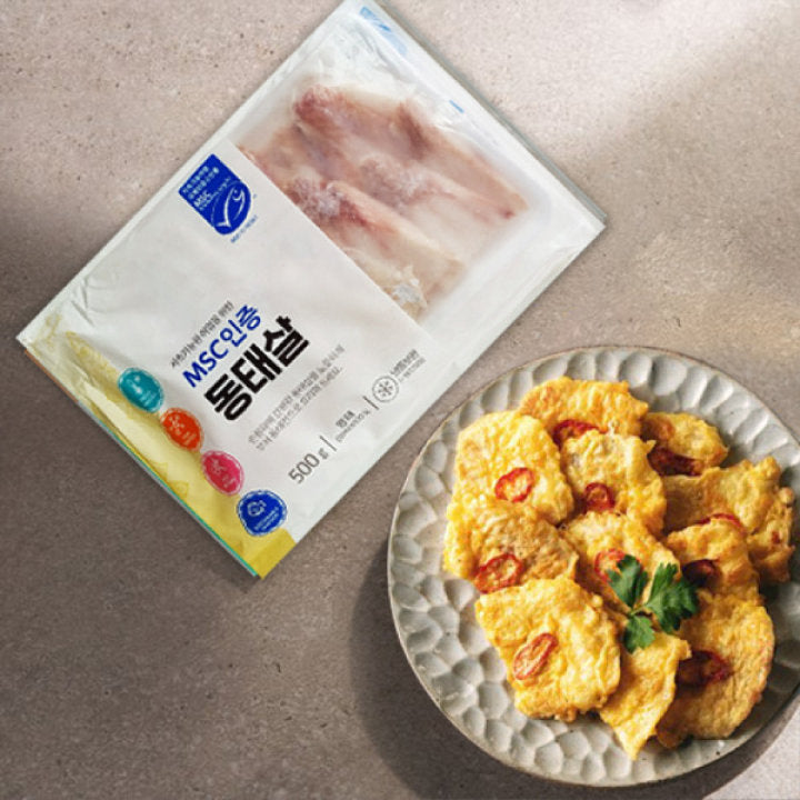 9608 Keumho MSC Certified in the USA, Sliced Pollack(frozen) 금호통상 미국MSC 인증 동태살 500g
