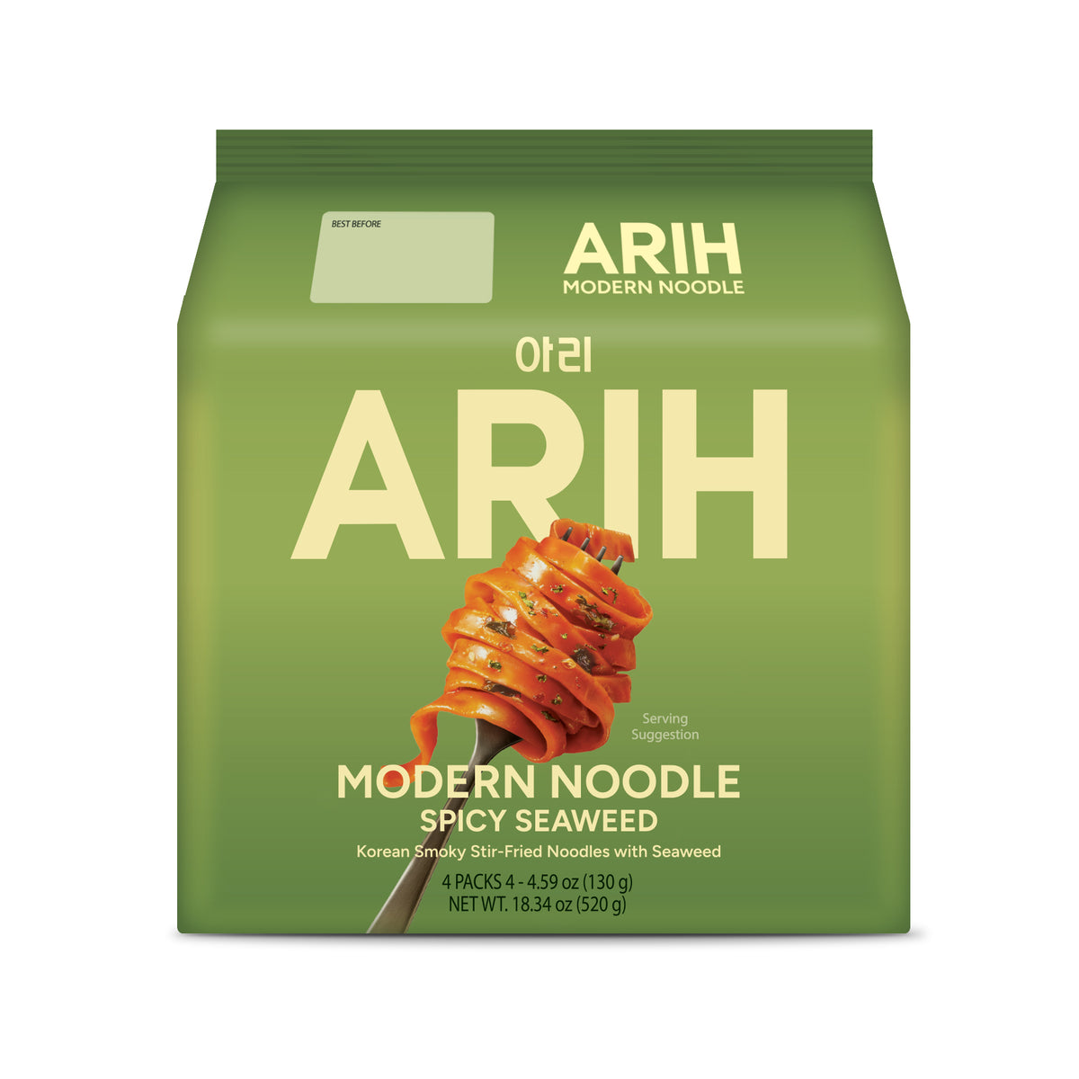 2274 Arih Noodle Spicy Seaweed Multi 아리 모던누들 김볶음면 매운맛 (멀티)
