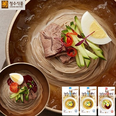 2612 Chungsoo Spicy Buckwheat Noodles, Serves 4 청수식품 비빔냉면 4인분