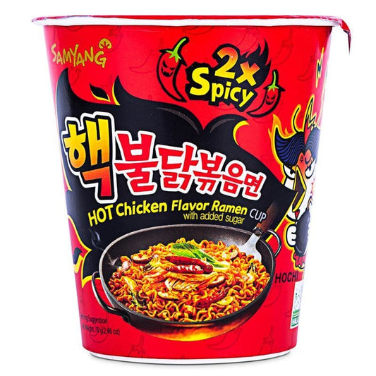 2148 Samyang Foods Extreme Hot Chicken Cup 삼양 2배 매운 핵불닭볶음면 작은컵(수출용)